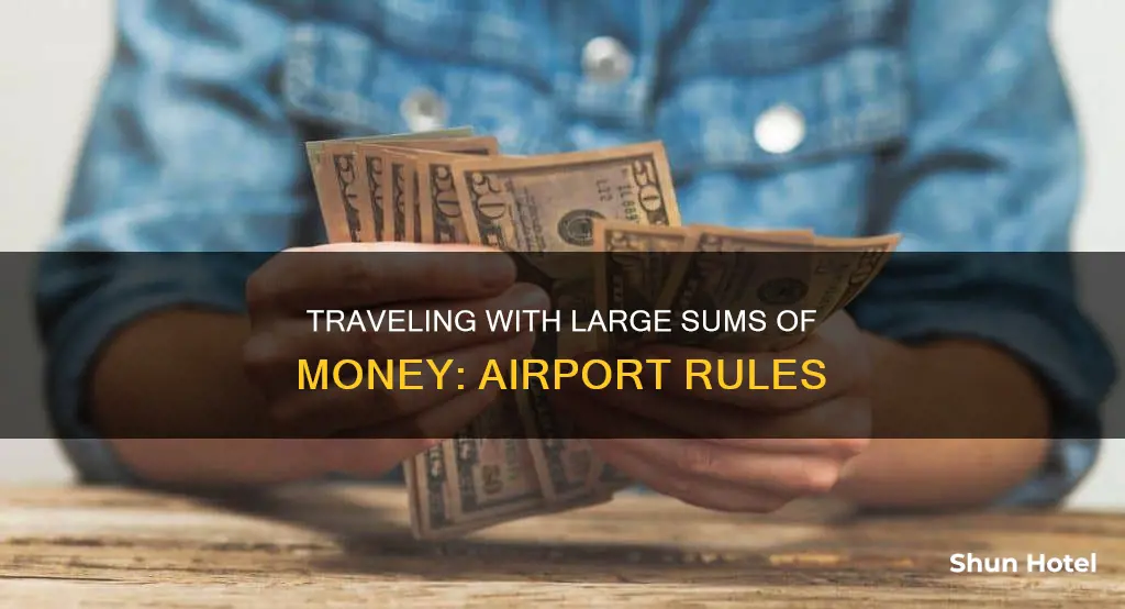 can you carry large sum money to the airport