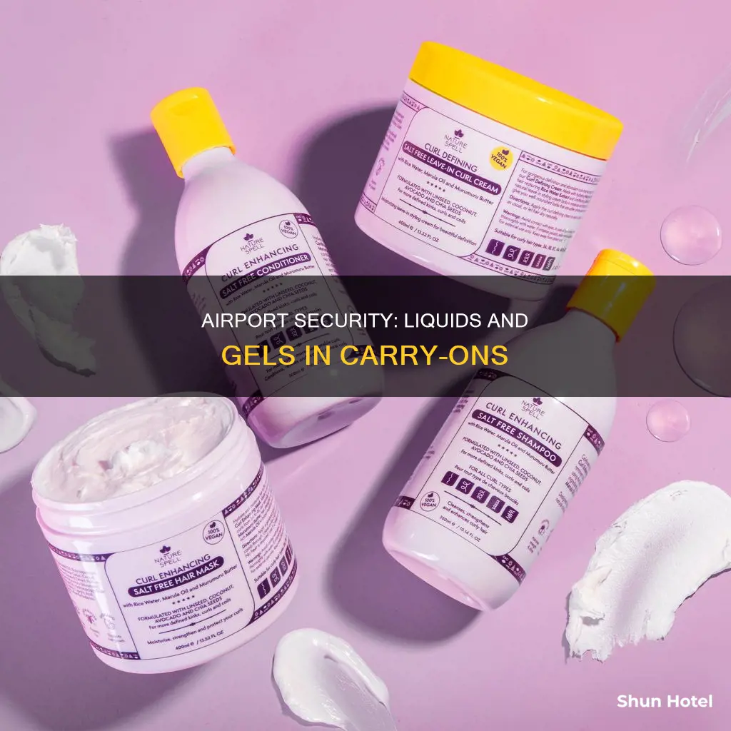 can you carry liquid hair product through airport security