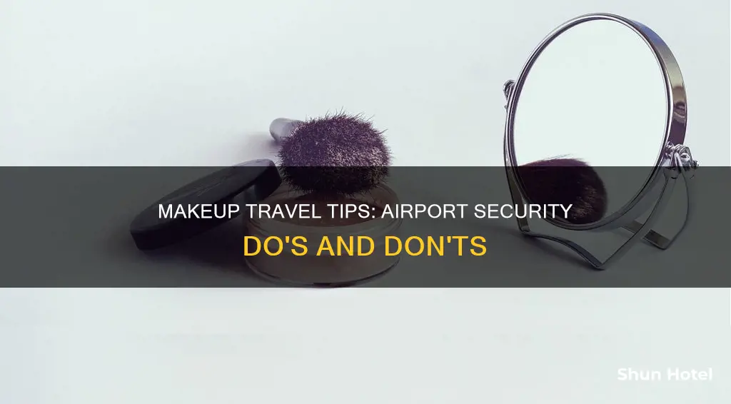 can you carry makeup on airport security