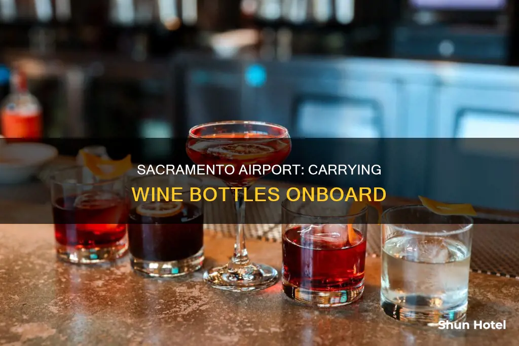can you carry on bottles of wine from sacramento airport