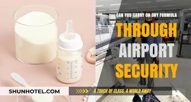 Traveling with Baby: Dry Formula and Airport Security