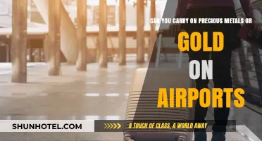 Airport Security: Carrying Precious Metals and Gold