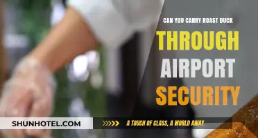 Traveling with Roast Duck: Airport Security Clearance