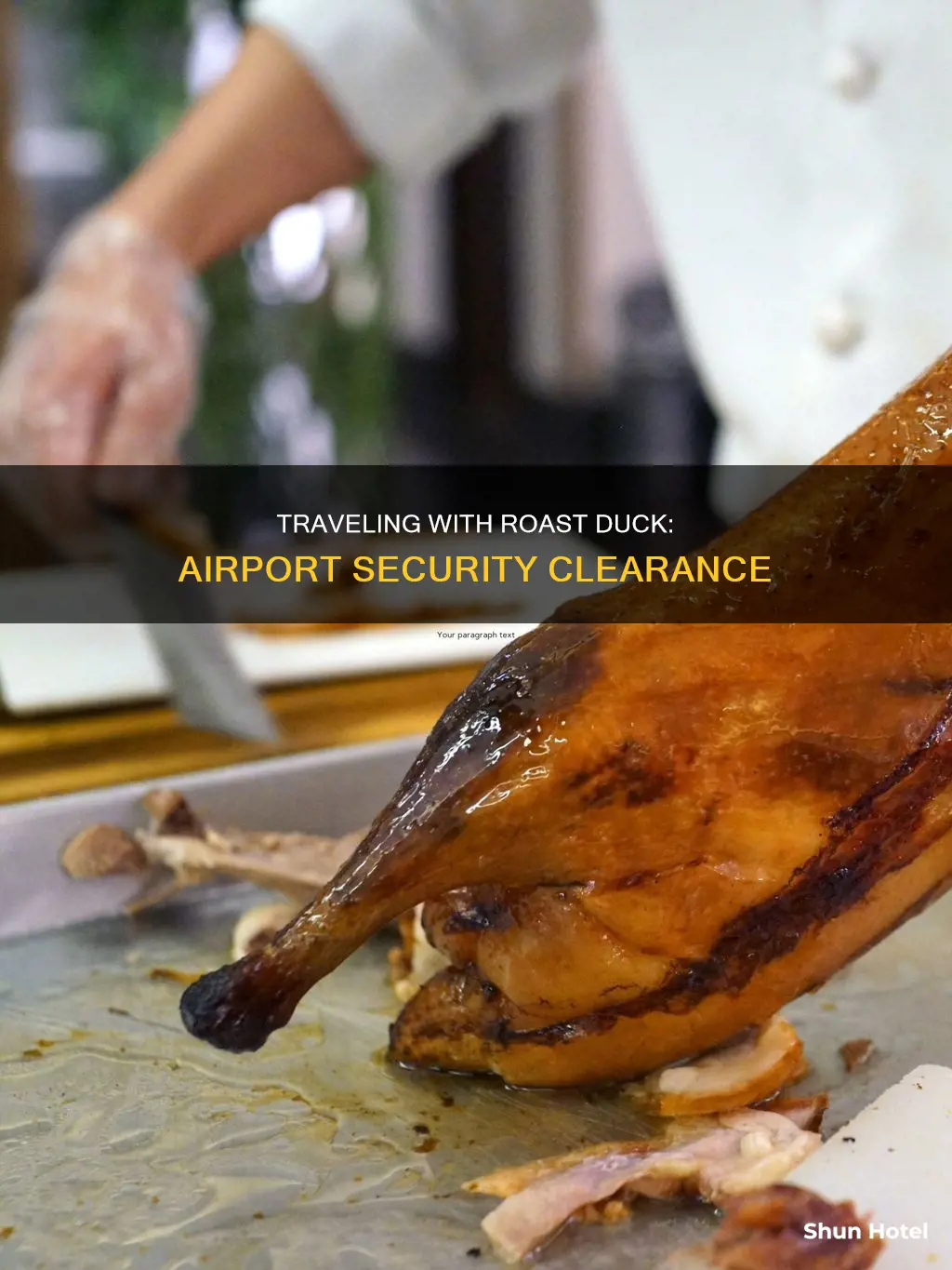 can you carry roast duck through airport security