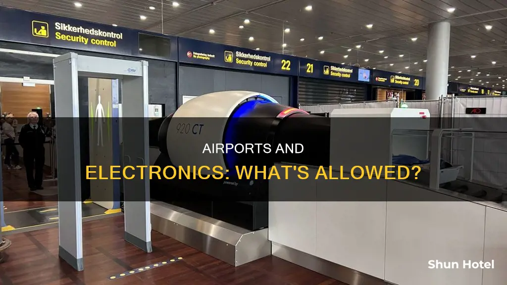 can you carry sealed electronic devices in airports