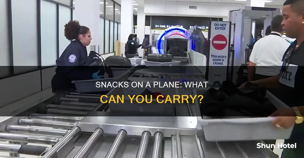 can you carry snacks through airport security