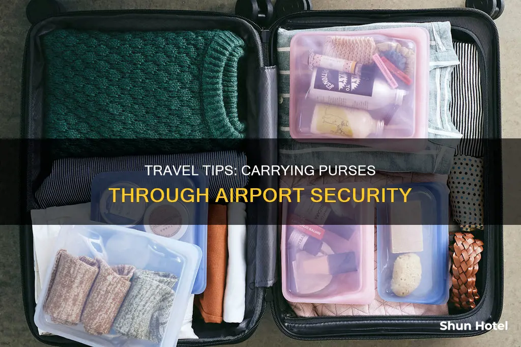 can you carry your purse through airport security