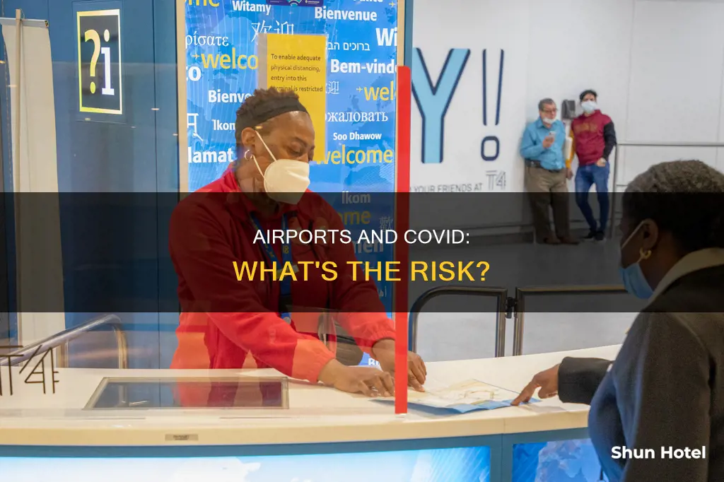 can you catch covid at airport