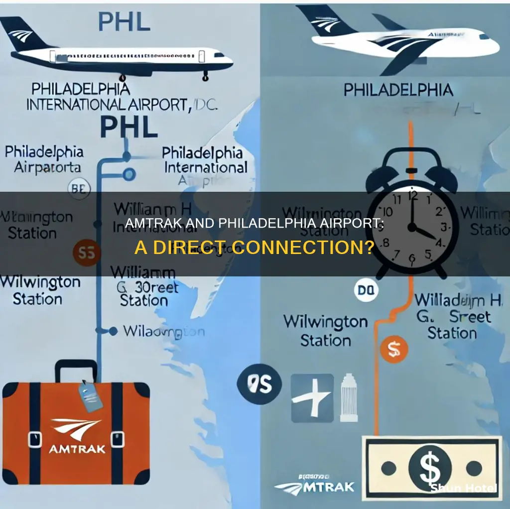 can you catch the amtrak at philadelphia airport