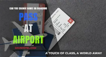 How to Change Your Name on a Boarding Pass