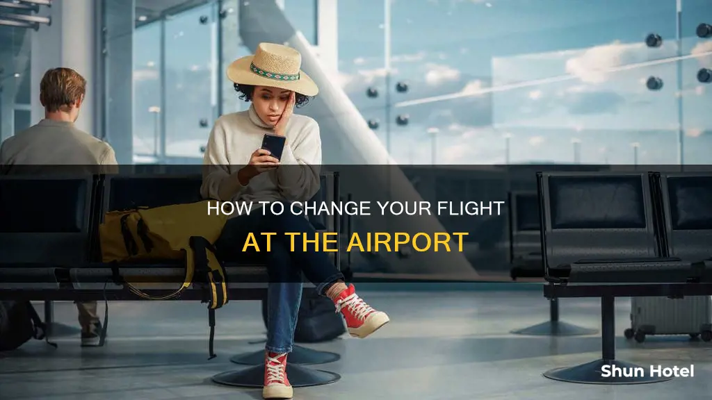 can you change to earlier flight at airport