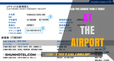 How to Change Your E-Ticket at the Airport