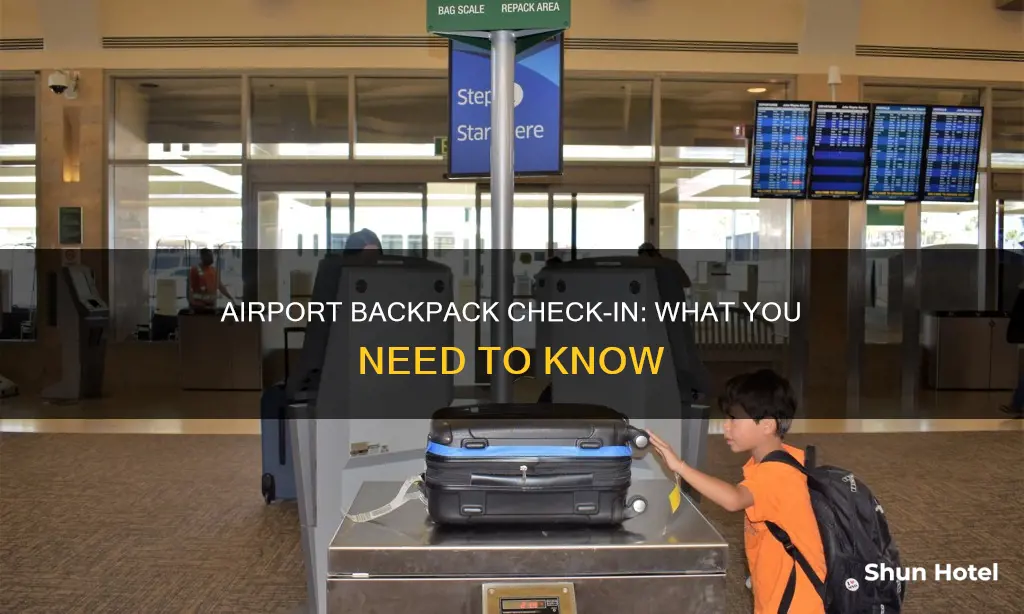 can you check a backpack at the airport