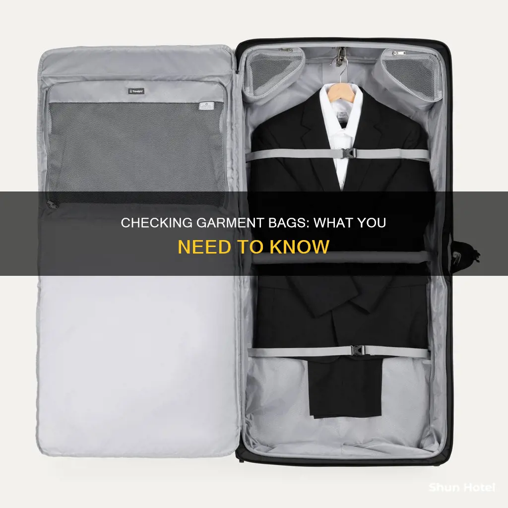 can you check a garment bag at the airport