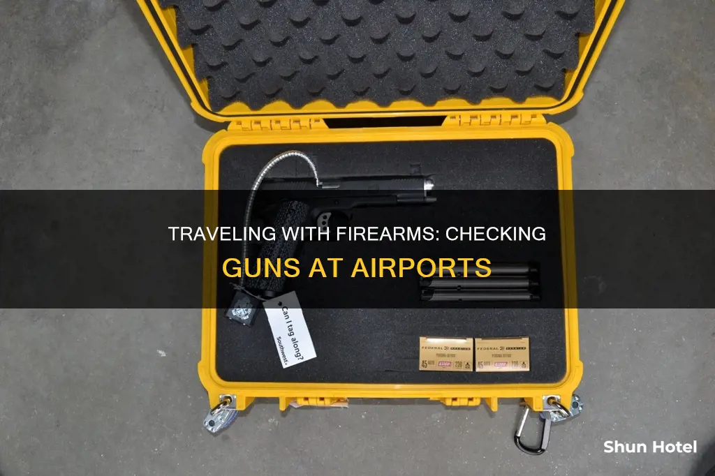 can you check a gun at airport