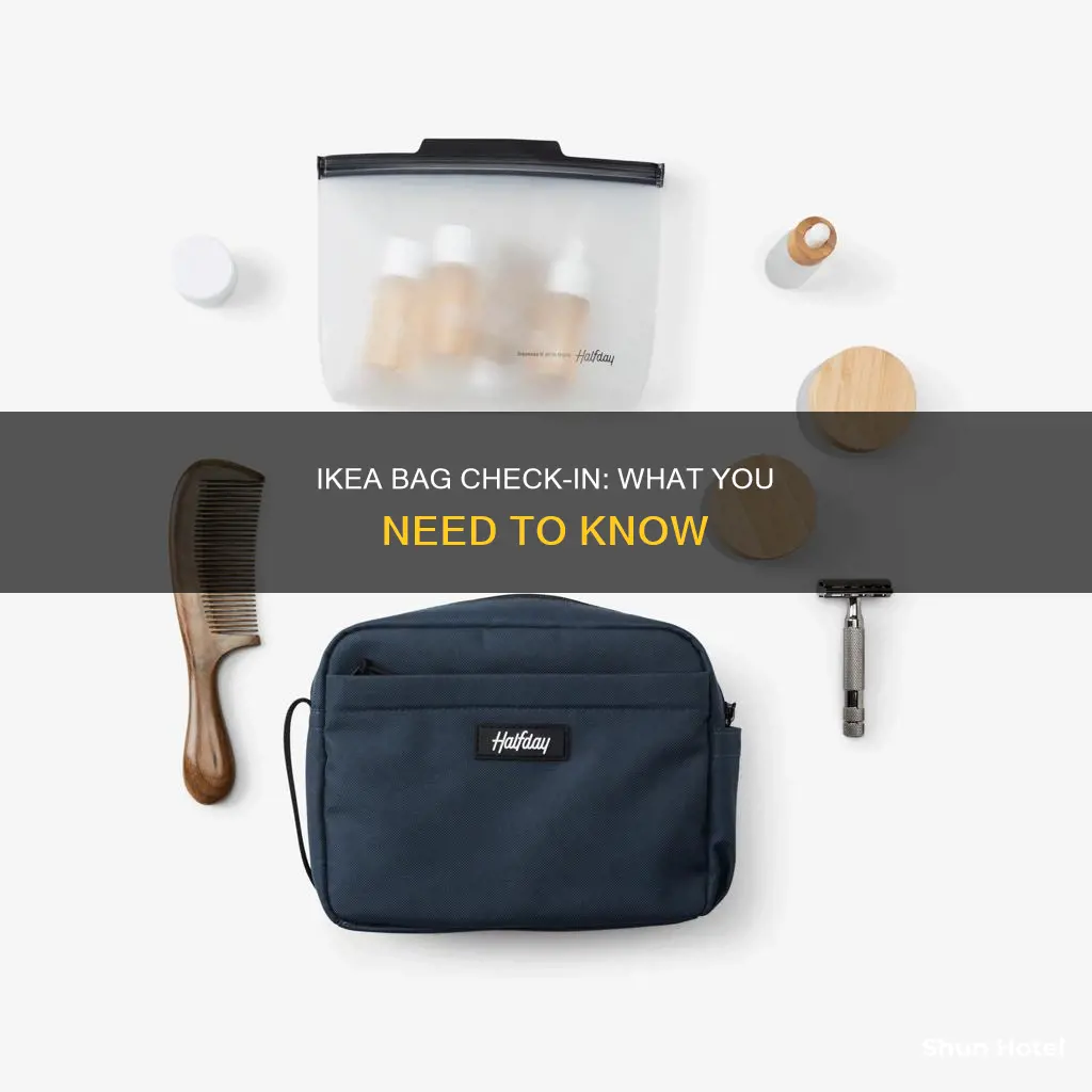 can you check an ikea bag at the airport