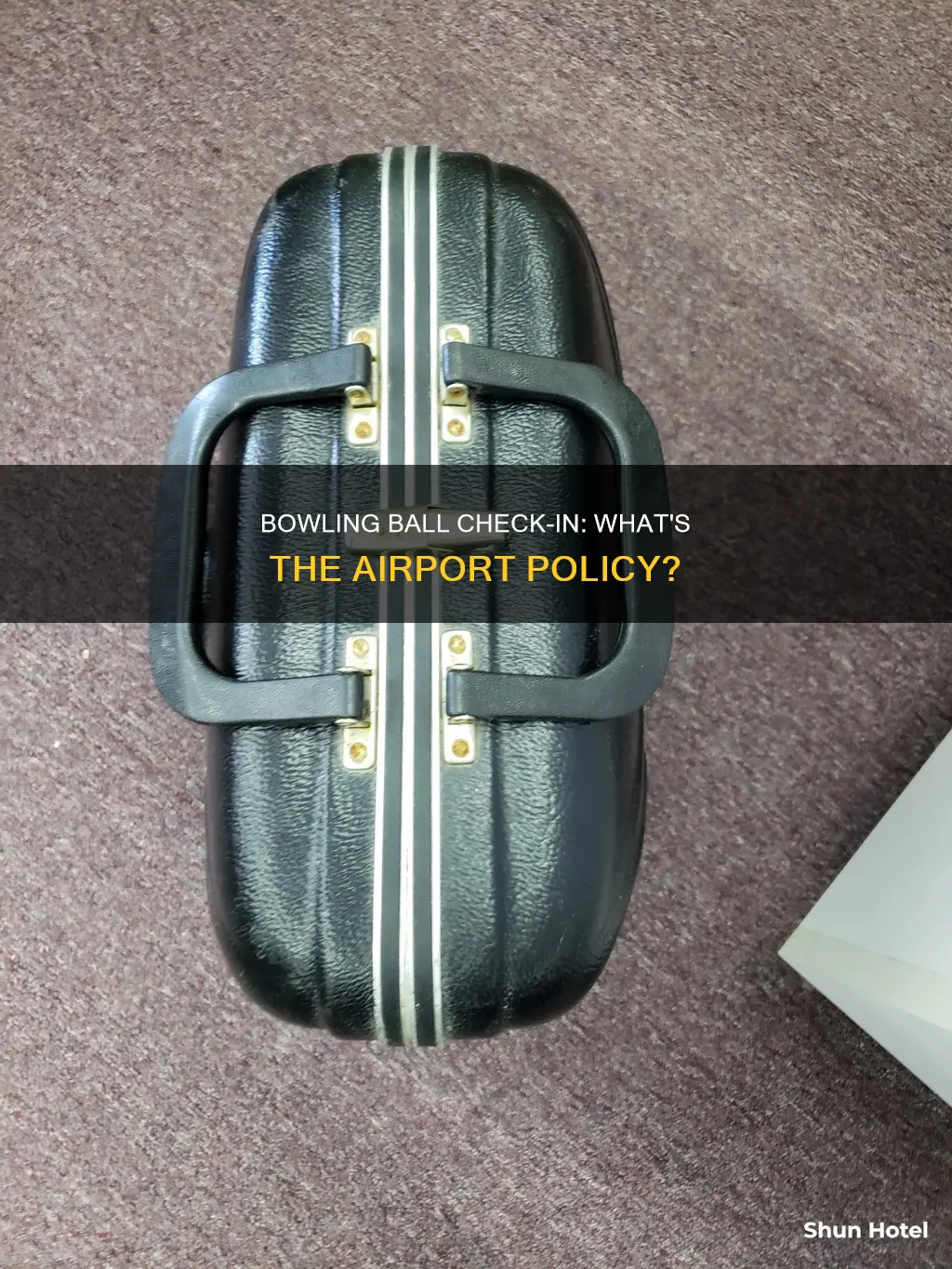 can you check in a bowling ball bag into airport