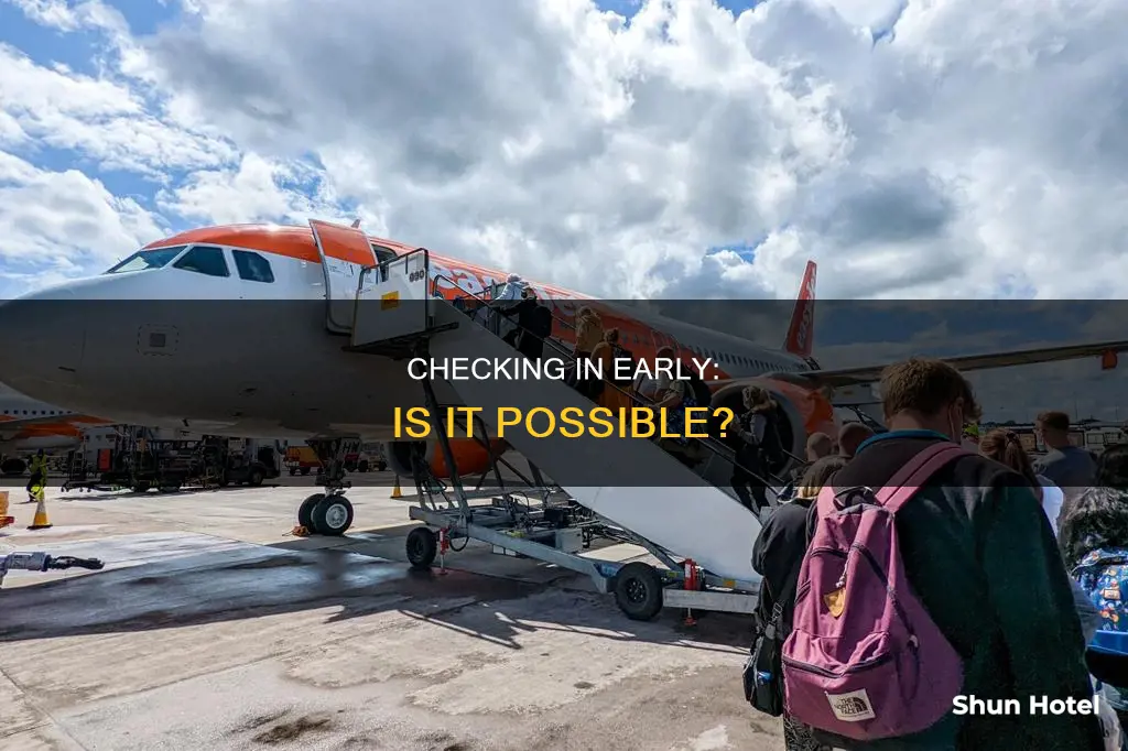 can you check in at an airport the day before