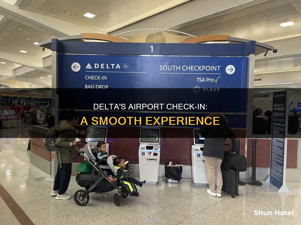 can you check in at the airport delta