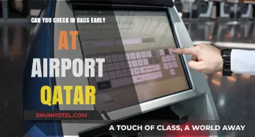 Checking Bags Early: Qatar Airport's Unique Service