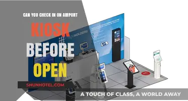 Airport Kiosk Check-Ins: When's the Earliest?