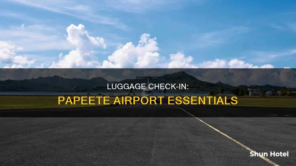 can you check luggage at papeete airport