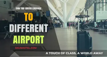 Checking Luggage: Sending to a Different Airport