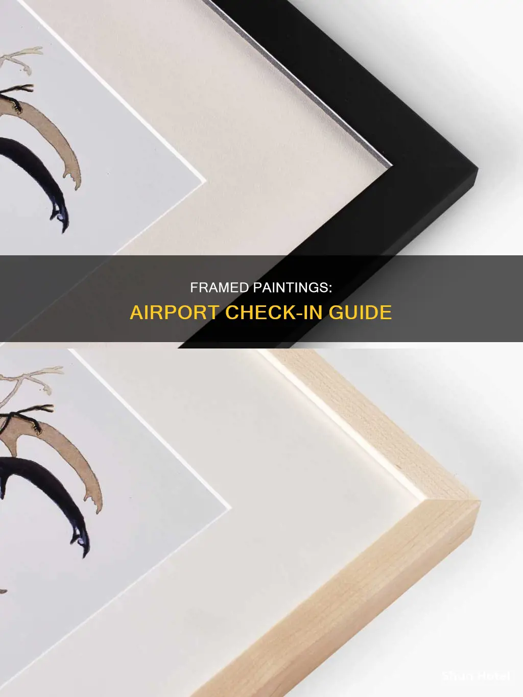 can you chek in framed painting at the airport