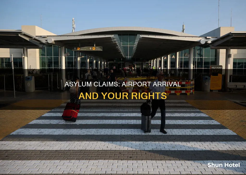 can you claim asylum at the airport
