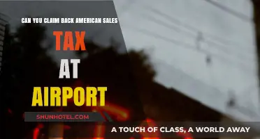 How to Claim Back American Sales Tax at the Airport