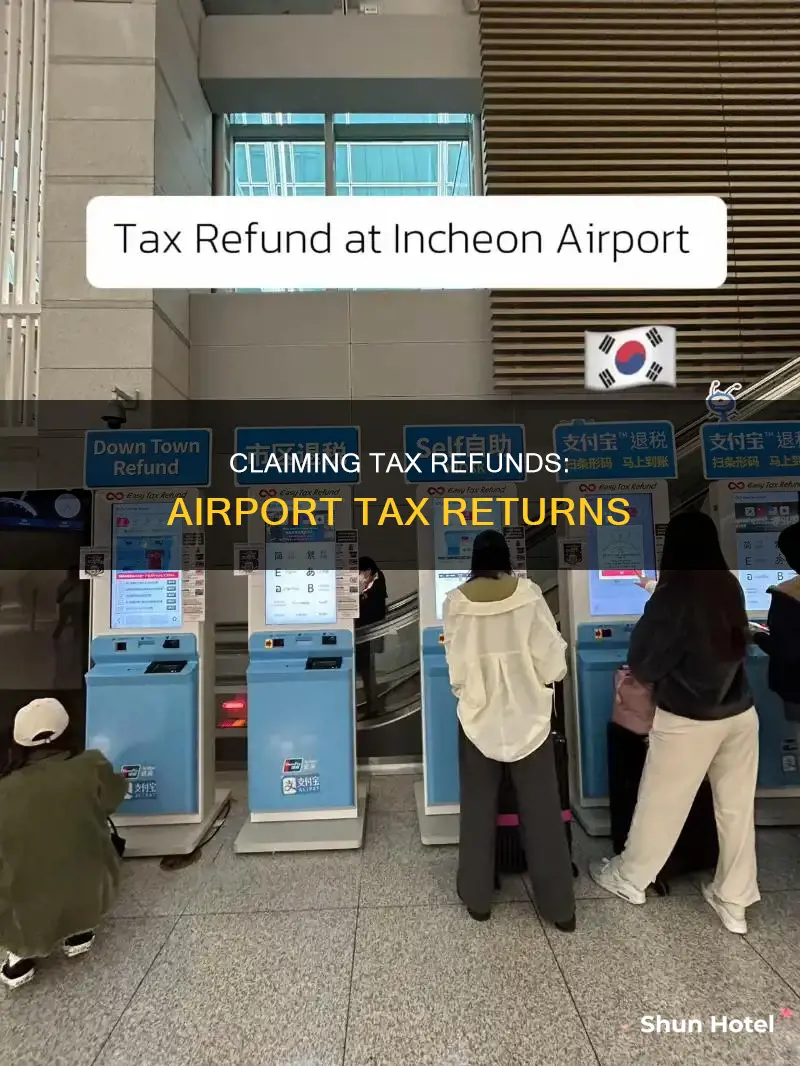 can you claim tax back at airport