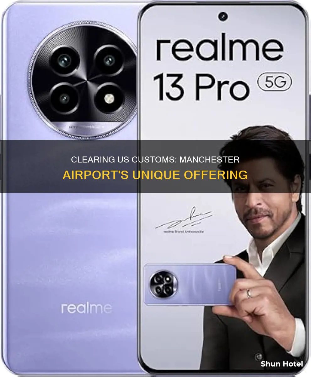 can you clear us customs at manchester airport