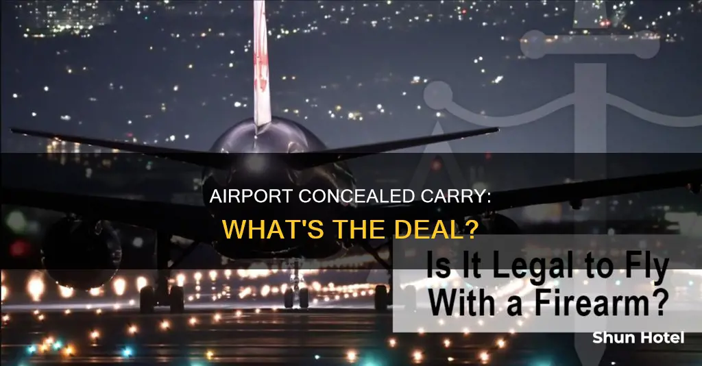 can you conceal carry at a airport