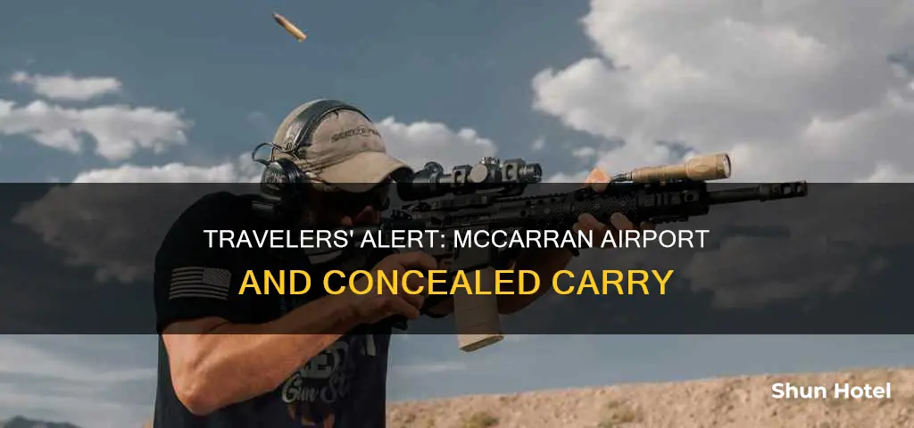 can you conceal carry at mccarran airport