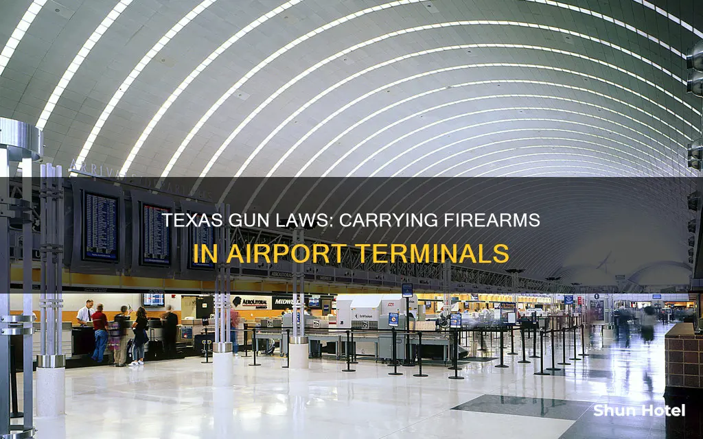 can you conceal carry in airport terminal texas