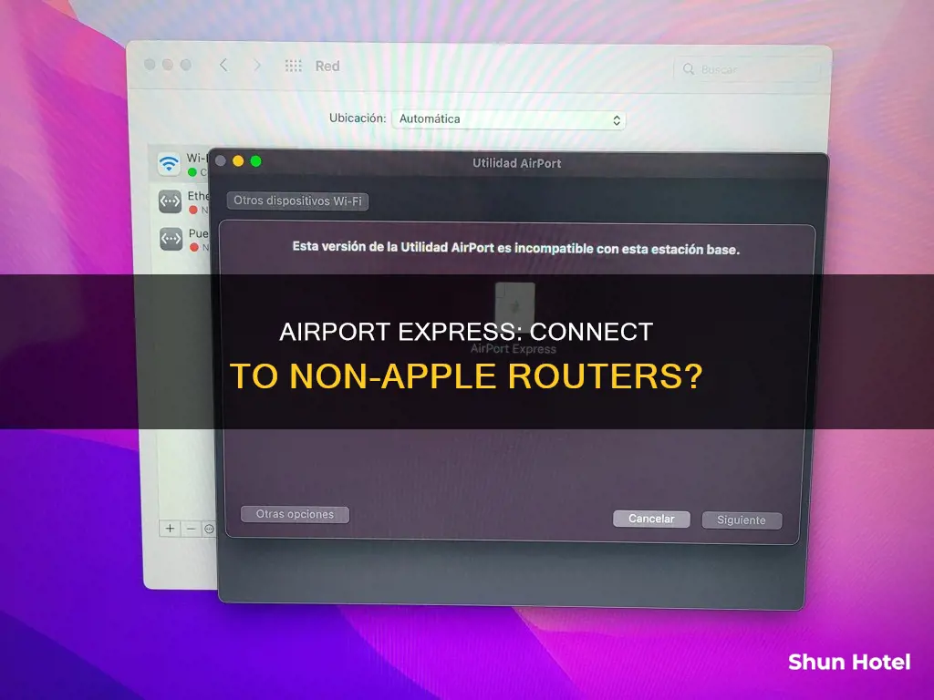 can you connect airport express to none apple wireless network