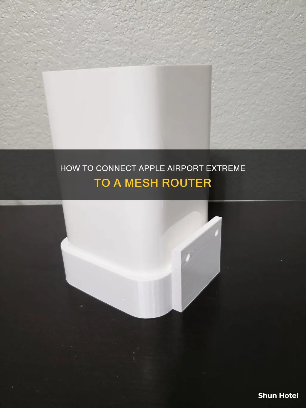 can you connect apple airport extreme to existing mesh routers