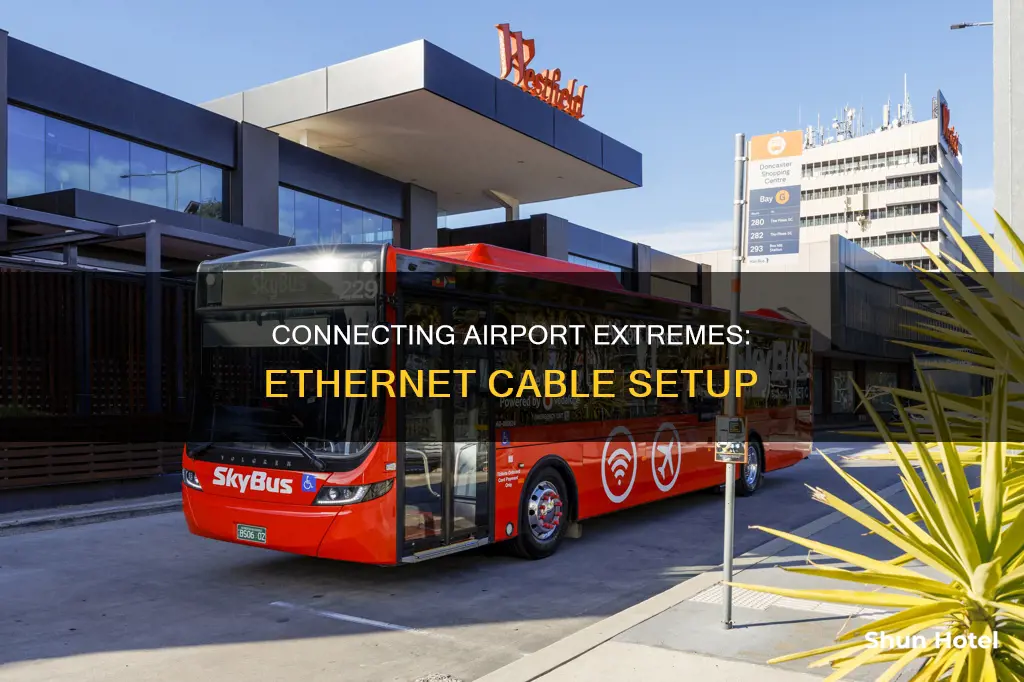 can you connect two airport extremes with an ethernet cable