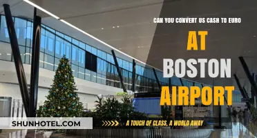 Converting US Dollars to Euros at Boston Logan Airport