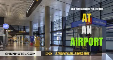 Airport Currency Exchange: Yen to USD