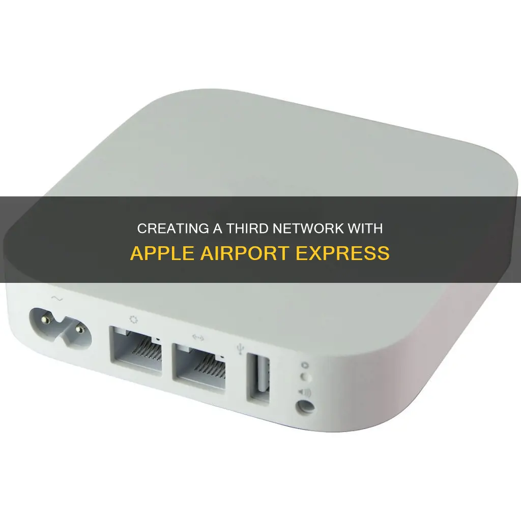 can you create a 3rd network with apple airport express