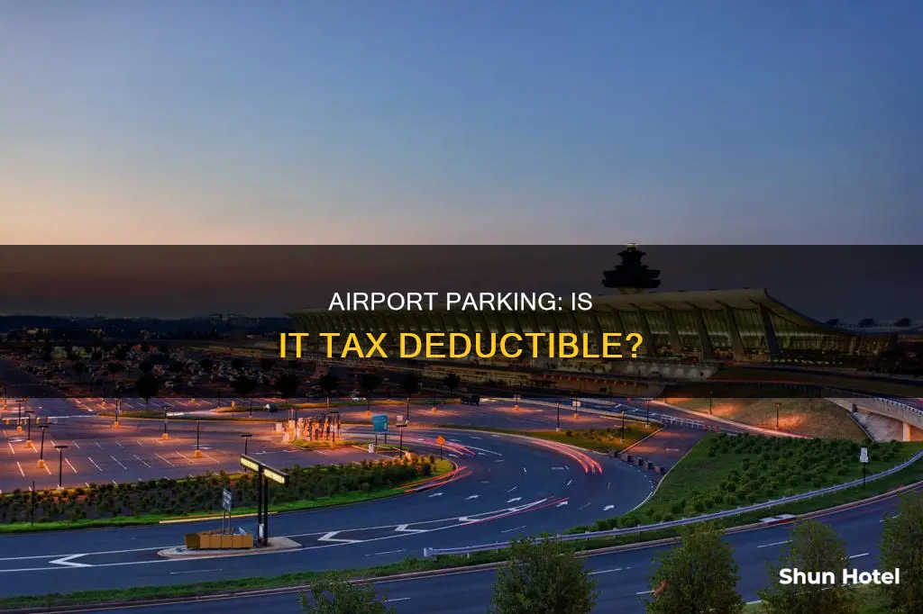 can you deduct airport parking