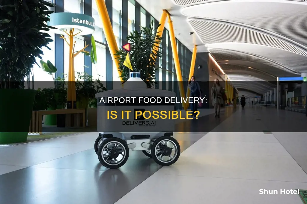 can you deliver food at the airport