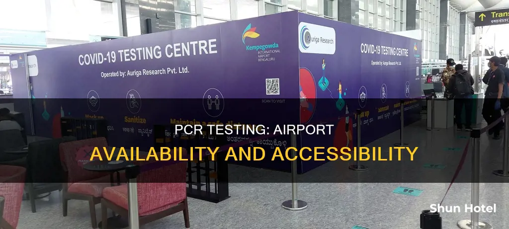 can you do a pcr test at the airport