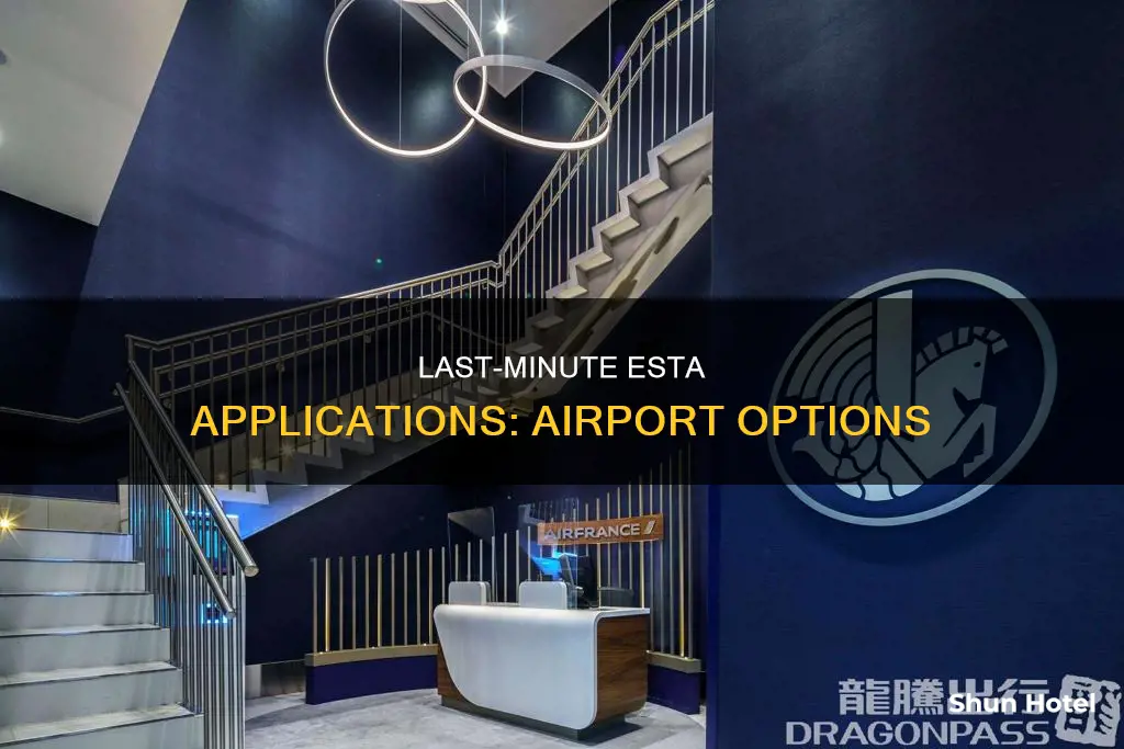 can you do an esta at the airport