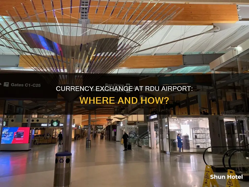 can you do currency exchanges at rdu airport