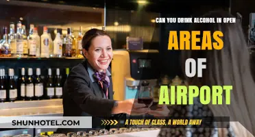 Drinking Alcohol at Airports: Open Areas vs. Restricted Spaces