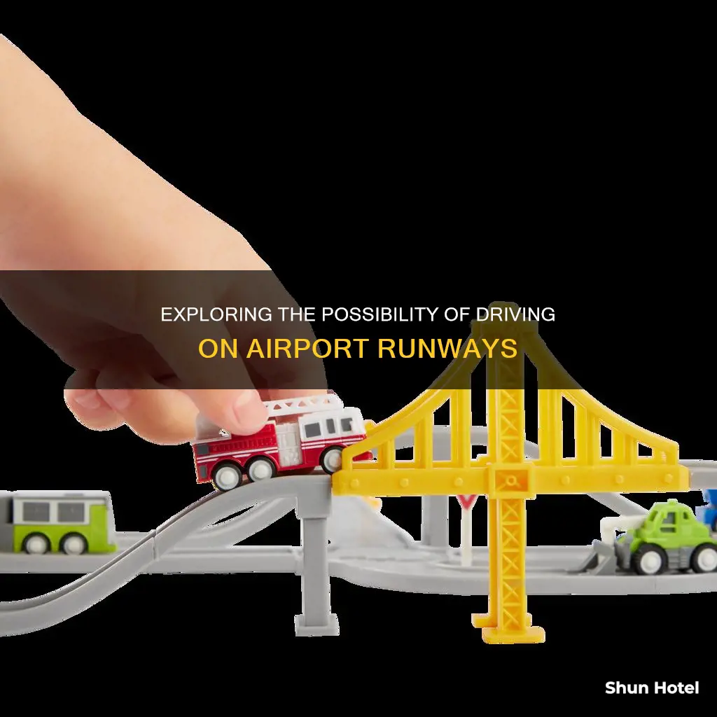 can you drive cars on airport runways