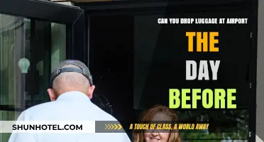 Airport luggage drop-off: Can you do it a day early?