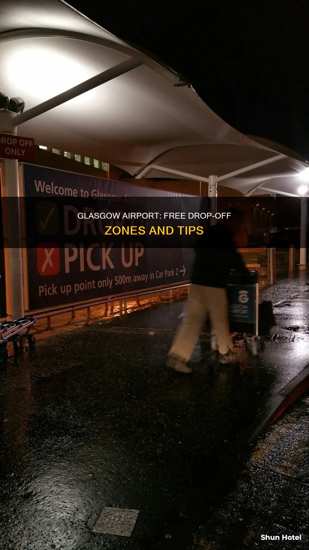 can you drop off at glasgow airport for free
